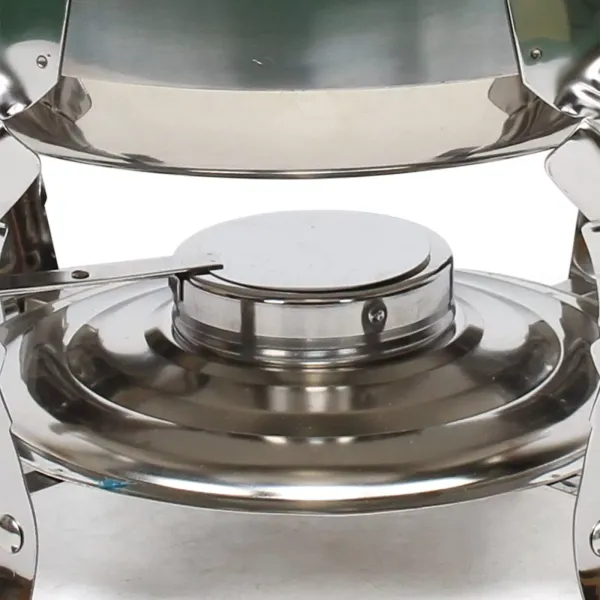 RVS Voedselverwarmer Ronde RVS Voedselverwarmer met roldeksel RVS Voedselverwarmer Ronde RVS Voedselverwarmer met roldeksel