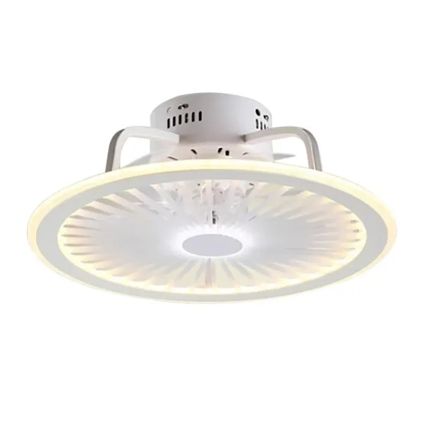 Plafondventilator 48 x 18 cm met LED-verlichting moderne plafondlamp variabele lichtventilatoren plafondlampen met afstandsbediening