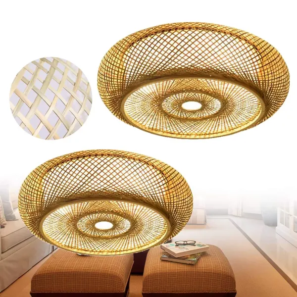 40cm geweven bamboe plafondlamp hanglamp natuurlijke retro lampenkap slaapkamerlamp 3 x E27 voor eetkamerlamp, woonkamerlamp zonder lamp 40cm geweven bamboe plafondlamp hanglamp natuurlijke retro lampenkap slaapkamerlamp 3 x E27 voor eetkamerlamp, woonkamerlamp zonder lamp