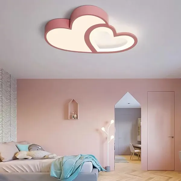 Moderne babyplafondlamp met afstandsbediening dimbaar kinderkamer acryl decoratieve lampenkap slaapkamer roze kroonluchter 55cm (roze) Moderne babyplafondlamp met afstandsbediening dimbaar kinderkamer acryl decoratieve lampenkap slaapkamer roze kroonluchter 55cm (roze)