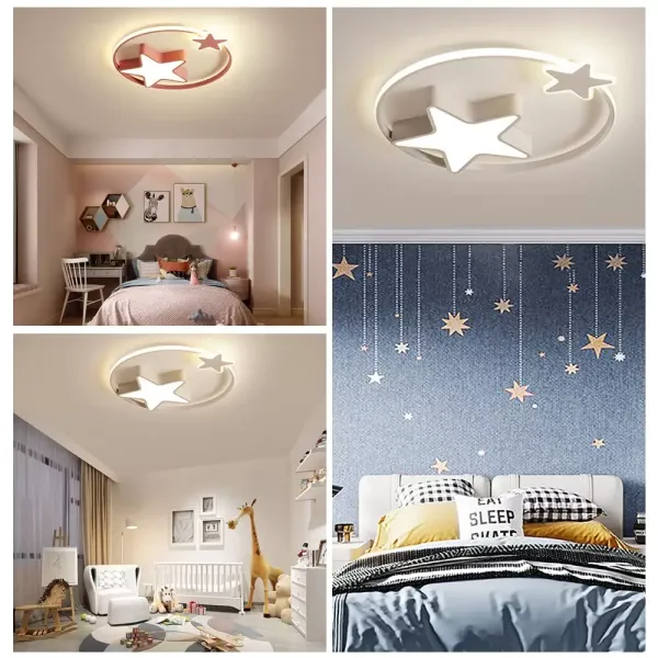 29W LED-plafondlamp - Creatieve Sterrenhemel - Dimbaar - Eenvoudig te installeren - Wit 29W LED-plafondlamp - Creatieve Sterrenhemel - Dimbaar - Eenvoudig te installeren - Wit