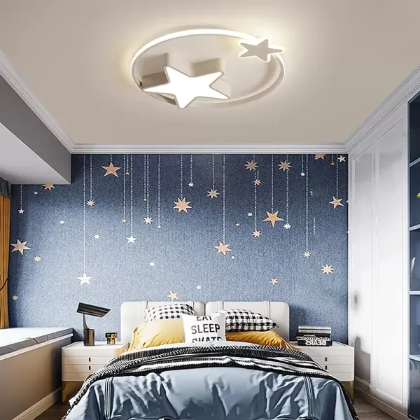 29W LED-plafondlamp - Creatieve Sterrenhemel - Dimbaar - Eenvoudig te installeren - Wit