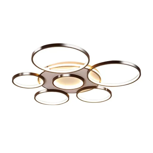 CNCEST Luxe 7-kops dimbare LED-kroonluchter voor woonkamer en slaapkamer CNCEST Luxe 7-kops dimbare LED-kroonluchter voor woonkamer en slaapkamer