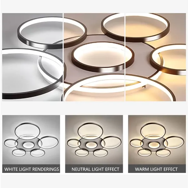 CNCEST Luxe 7-kops dimbare LED-kroonluchter voor woonkamer en slaapkamer CNCEST Luxe 7-kops dimbare LED-kroonluchter voor woonkamer en slaapkamer