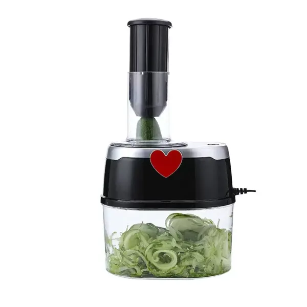 Elektrische Groentensnijder Spiraalsnijder Snijmachine Chopper Spiraal Keukenrasp voor Courgette Wortelen Komkommers 2L Elektrische Groentensnijder Spiraalsnijder Snijmachine Chopper Spiraal Keukenrasp voor Courgette Wortelen Komkommers 2L