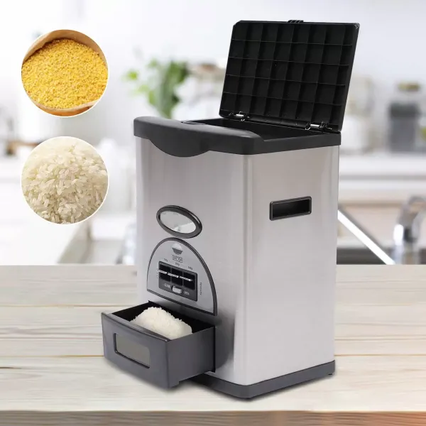 CNCEST-Automatische Rijstdispenser - 10 kg - Voor Granen en Droge Voedingsmiddelen