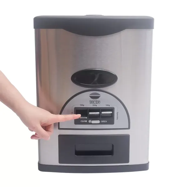 CNCEST-Automatische Rijstdispenser - 10 kg - Voor Granen en Droge Voedingsmiddelen