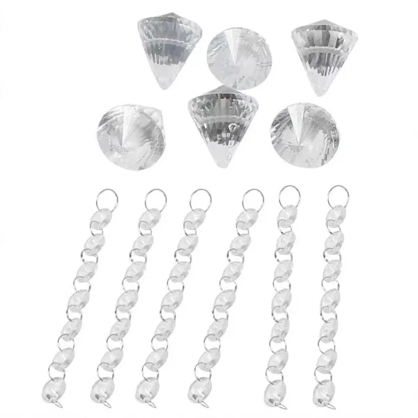 LED-plafondlamp E27 kristal acryl plafondlamp met afstandsbediening voor hal, slaapkamer, keuken, eetkamer, woonkamer