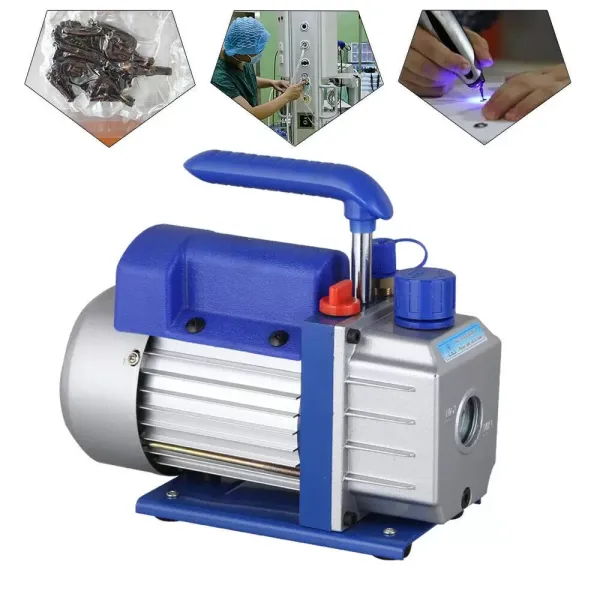 Vacuümpomp 2,5 CFM 1440 RPM - Vacuümpomp - Vacuümpompset - Laag geluidsniveau en trillingen - Hoog rendement