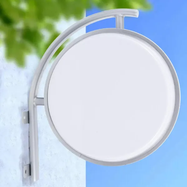 Dubbelzijdige ronde LED-box - Diameter: 40 cm - Met 1,5 m voedingskabel.