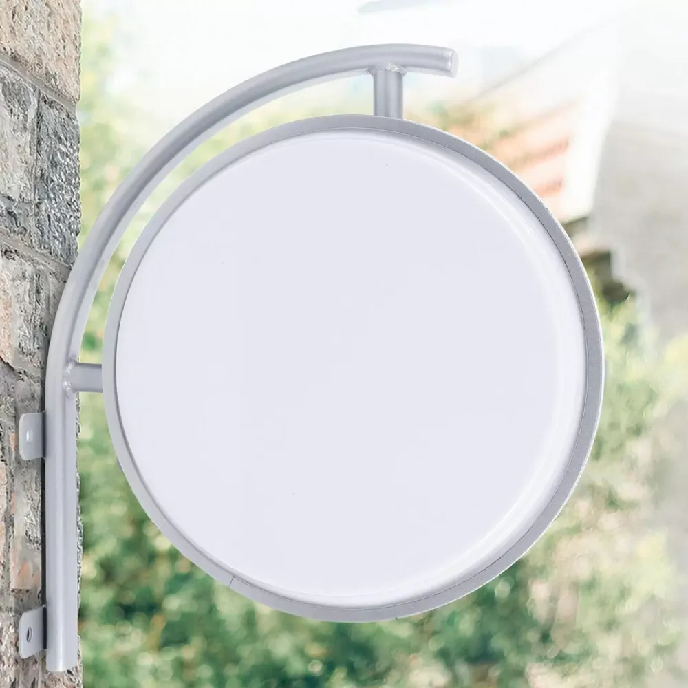 Dubbelzijdige ronde LED-box - Diameter: 40 cm - Met 1,5 m voedingskabel.