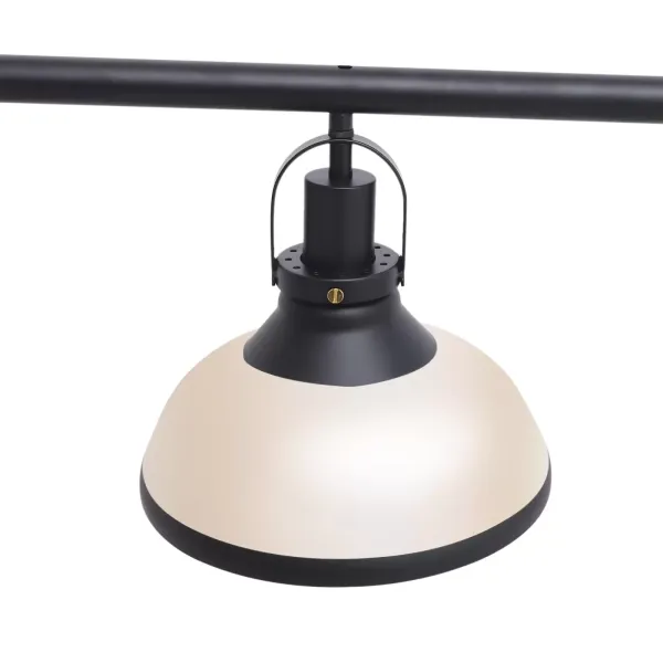 Retro biljarthanglamp, industriële biljartlamp, chassis met zwarte ketting, hangende kroonluchter, voor pooltafel
