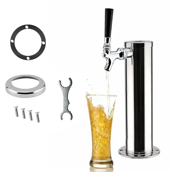 Kaibrite roestvrijstalen biertoren Biertoren met kraan voor thuisbar Gebruik bierpomptap.