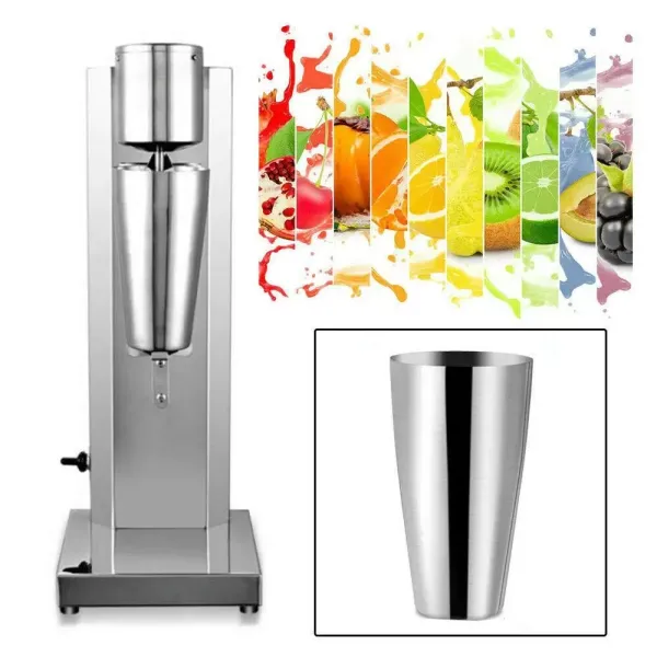 180W commerciële milkshakemachine roestvrij staal met opschuimer smoothiemachine 650m