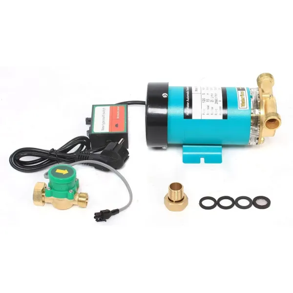120 W warmwaterpomp, automatische huishoudelijke waterpomp, tuinwaterpomp, 25 l/min