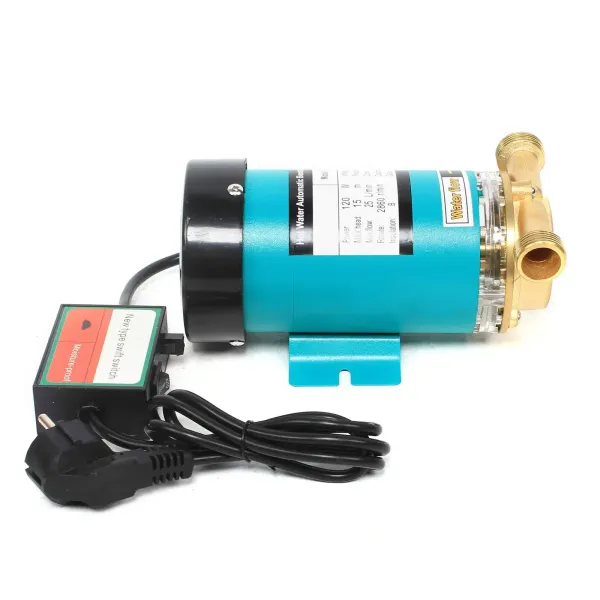 120 W warmwaterpomp, automatische huishoudelijke waterpomp, tuinwaterpomp, 25 l/min