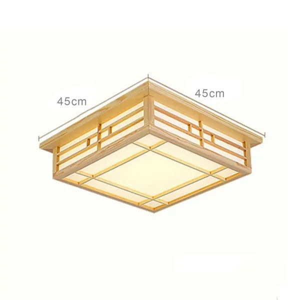 LED houten plafondlamp - voor slaapkamer - 220 V - 24 W
