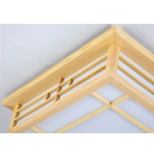 LED houten plafondlamp - voor slaapkamer - 220 V - 24 W LED houten plafondlamp - voor slaapkamer - 220 V - 24 W