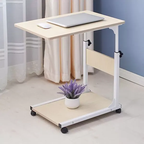 Verstelbaar laptopbureau - Draagbaar bureau - In hoogte verstelbaar nachtkastje Verstelbaar laptopbureau - Draagbaar bureau - In hoogte verstelbaar nachtkastje