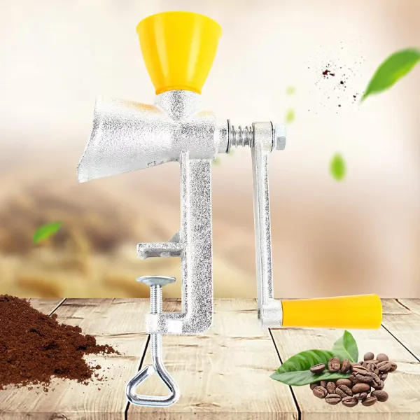 Handmatige handslingermolen van roestvrij staal - voor het brouwen van koffie, maïs, rijst, soja, gerst enz.