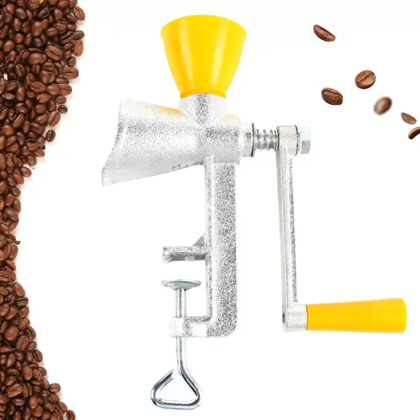 Handmatige handslingermolen van roestvrij staal - voor het brouwen van koffie, maïs, rijst, soja, gerst enz.