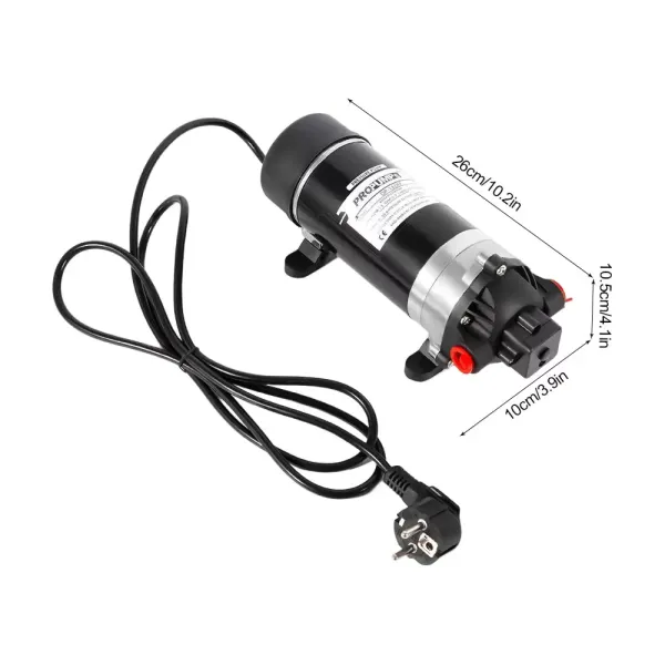 Zelfaanzuigende waterpomp, 220 V 5,5 l/min 3 kamerdrukpomp 90 PSI Max voor waterreiniging, filtermachine, DP-160M Zelfaanzuigende waterpomp, 220 V 5,5 l/min 3 kamerdrukpomp 90 PSI Max voor waterreiniging, filtermachine, DP-160M