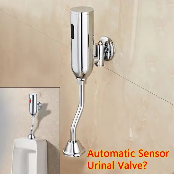 Urinoir Automatische Detector Urinoir Infraroodsensor Wandmontage Chroom Messing voor Badkamer Toilet