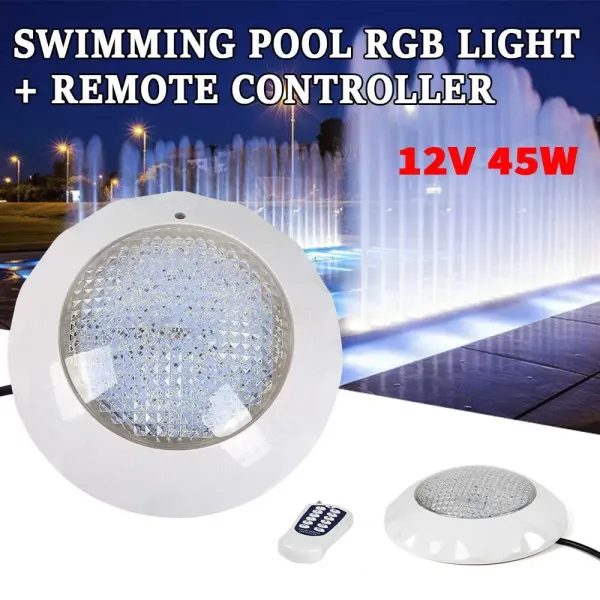 45W RGB dompelbare LED-zwembadlamp met afstandsbediening Waterdicht IP68 voor vijververlichting 45W RGB dompelbare LED-zwembadlamp met afstandsbediening Waterdicht IP68 voor vijververlichting