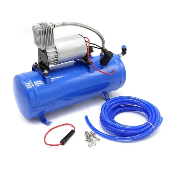 Mobiele compressoren luchthoornset 6L met 100 PSI 12v luchtcompressorhoorn gemodificeerde luchtpomp