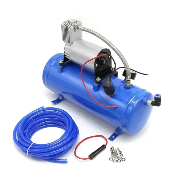 Mobiele compressoren luchthoornset 6L met 100 PSI 12v luchtcompressorhoorn gemodificeerde luchtpomp Mobiele compressoren luchthoornset 6L met 100 PSI 12v luchtcompressorhoorn gemodificeerde luchtpomp