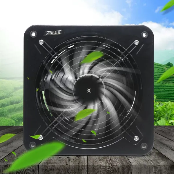 CNCEST-Wandventilator voor badkamer - 300 mm - Met uitblaasplaat