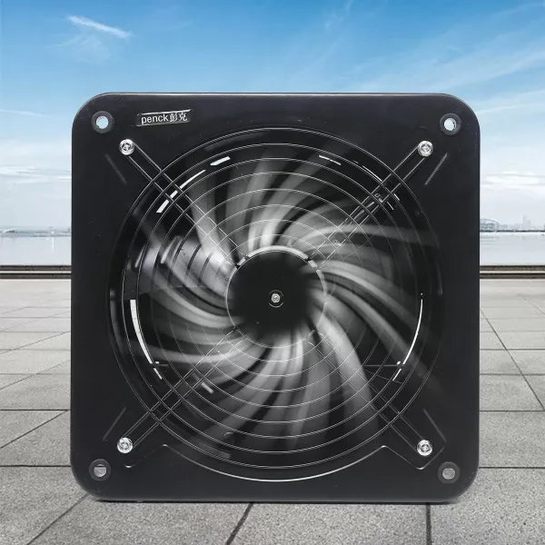 CNCEST-Wandventilator voor badkamer - 300 mm - Met uitblaasplaat