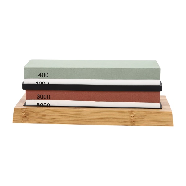Set messenslijpstenen, 400/1000 Mesh, 3000/8000 Mesh, Dubbelzijdige slijpsteenset voor keukenmessen