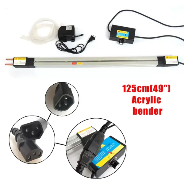Buigmachine 125 cm 220 V in kunststof en PVC