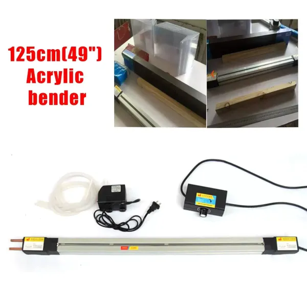 Buigmachine 125 cm 220 V in kunststof en PVC