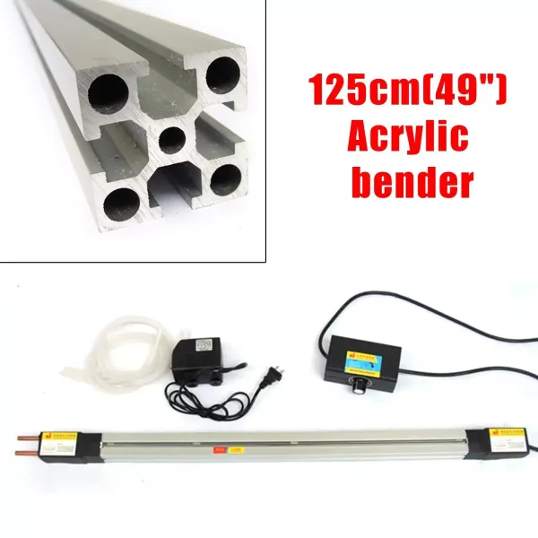 Buigmachine 125 cm 220 V in kunststof en PVC Buigmachine 125 cm 220 V in kunststof en PVC