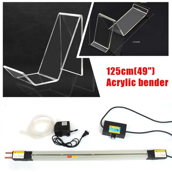 Buigmachine 125 cm 220 V in kunststof en PVC Buigmachine 125 cm 220 V in kunststof en PVC