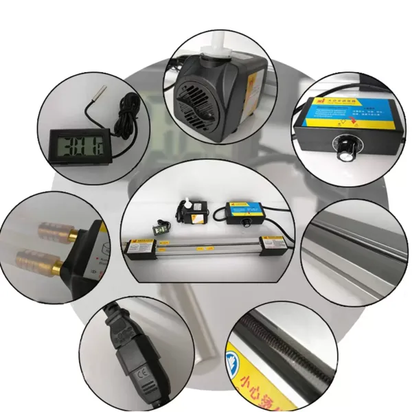 Buigmachine 125 cm 220 V in kunststof en PVC Buigmachine 125 cm 220 V in kunststof en PVC