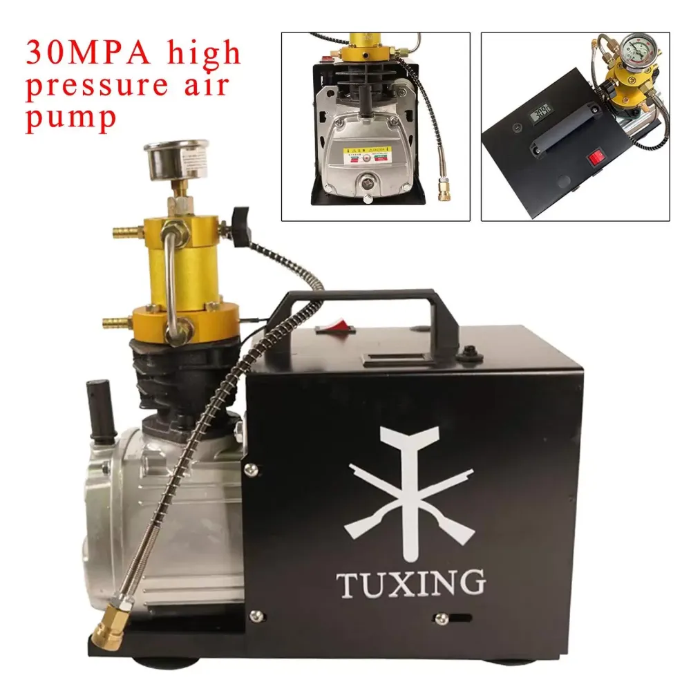 Elektrische luchtpomp 1800W 30MPA 220V 4500 PSI hogedrukluchtpomp