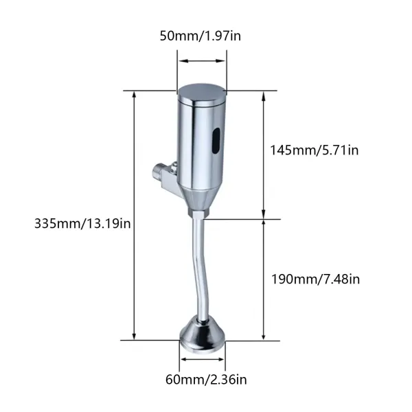 Messing automatisch sensorurinoir voor badkamer, badkamer, waterbesparend, urinoir Messing automatisch sensorurinoir voor badkamer, badkamer, waterbesparend, urinoir