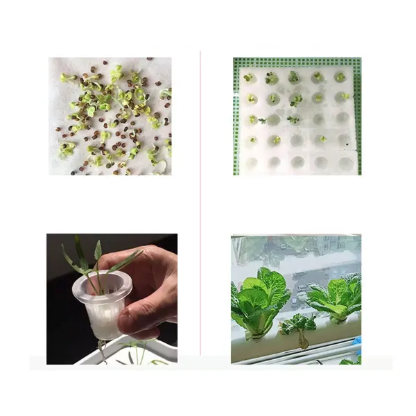 Hydrocultuur kweekset met 4 buizensysteem en 36 plantlocaties Hydrocultuur kweekset met 4 buizensysteem en 36 plantlocaties