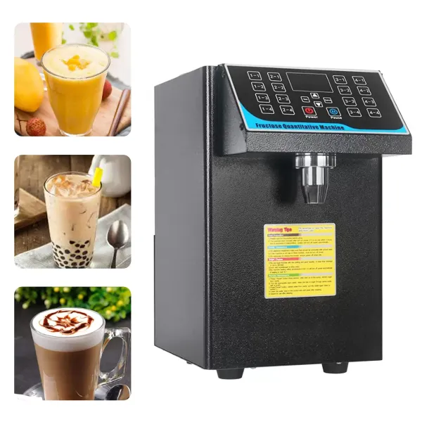 Automatische Fruitsuikersiroop Bubble Tea Dispenser Roestvrij staal Apparatuur 16 Groepen 220V 7.5L 450W