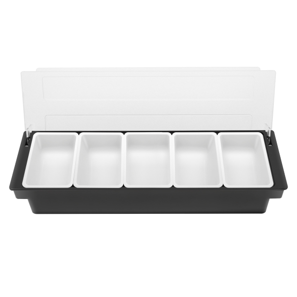Condiment dispenser met compartimenten, 5 roosters, voor het opbergen en bewaren van fruit, groenten, kruiden, 50*15*10cm Condiment dispenser met compartimenten, 5 roosters, voor het opbergen en bewaren van fruit, groenten, kruiden, 50*15*10cm