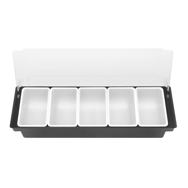Condiment dispenser met compartimenten, 5 roosters, voor het opbergen en bewaren van fruit, groenten, kruiden, 50*15*10cm Condiment dispenser met compartimenten, 5 roosters, voor het opbergen en bewaren van fruit, groenten, kruiden, 50*15*10cm