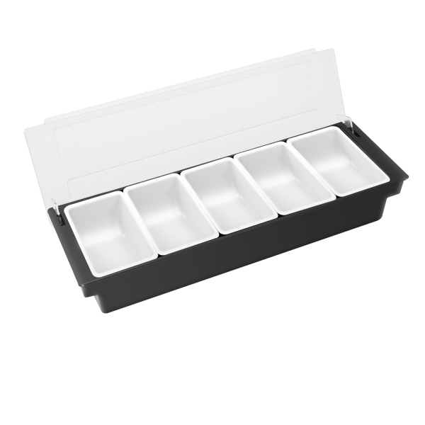 Condiment dispenser met compartimenten, 5 roosters, voor het opbergen en bewaren van fruit, groenten, kruiden, 50*15*10cm Condiment dispenser met compartimenten, 5 roosters, voor het opbergen en bewaren van fruit, groenten, kruiden, 50*15*10cm