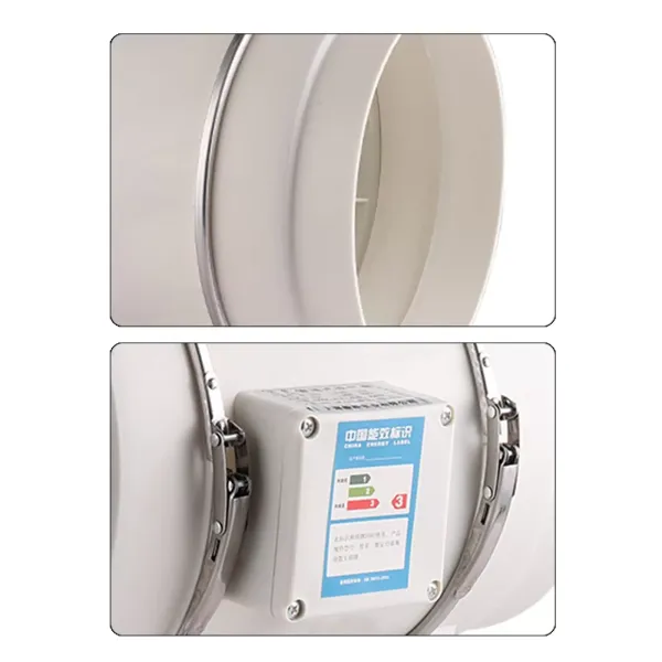 HF-200P Buisventilator met kogellagers 220 V