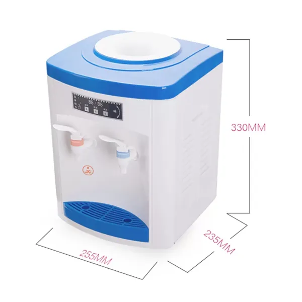 Desktop-waterdispenser, drinkwaterkoeler, 550 W, elektrische warme en koude drinkmachine, voor 5-18 liter water in emmer Desktop-waterdispenser, drinkwaterkoeler, 550 W, elektrische warme en koude drinkmachine, voor 5-18 liter water in emmer