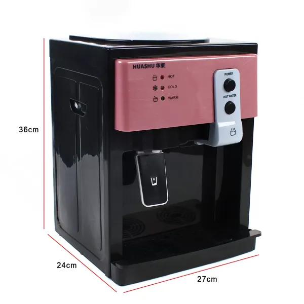 Elektrische warm- en koudwaterkoelerdispenser voor thuiskantoor 220V, snelle koeling (roze) Elektrische warm- en koudwaterkoelerdispenser voor thuiskantoor 220V, snelle koeling (roze)