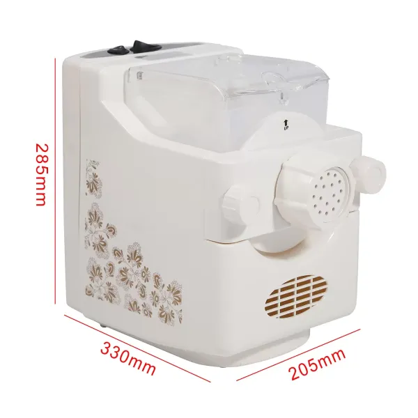 Elektrische pastamachine van 180 W, capaciteit 500 g, multifunctionele pastamachine, 9 mallen