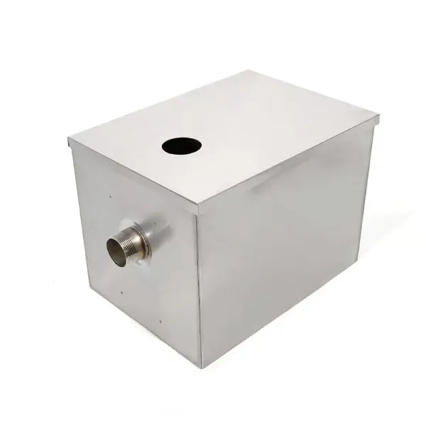 RVS vetdispenser 50 m3/u voor restaurantkeuken afvalwater